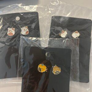 NWT Squishmellow 3 Set Earrings